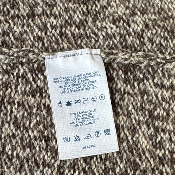 Lands' End Brown Knit Cardigan/Sweater - Picture 11 of 12